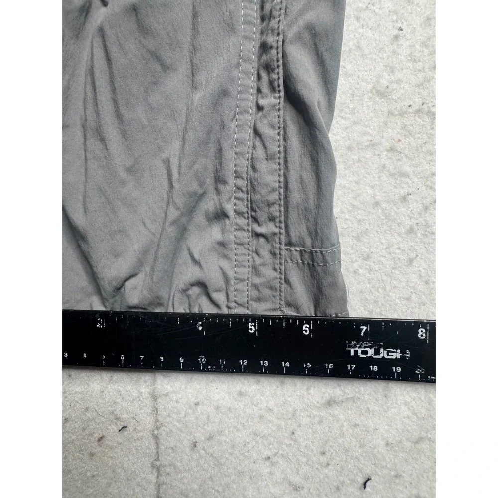 REI Co-op Mens Grey Convertible Zip Off Cargo Hiking Pants Lightweight Stretch